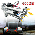 Super Loud 12V Dual Trumpet Train Horn Kit for Trucks