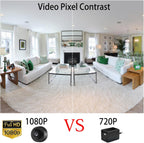 1080P HD Wireless Mini Security Camera with IR Night Vision for Home & Baby