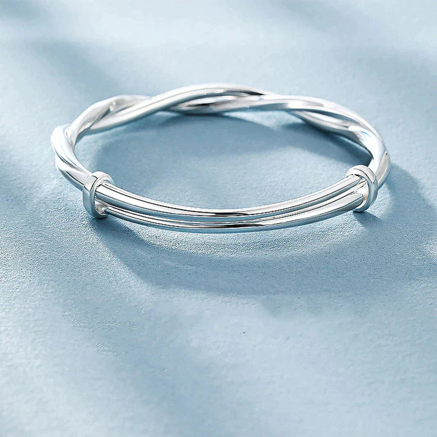 Braided Silver Bracelet for Women | Elegant Jewelry for Every Occasion 4