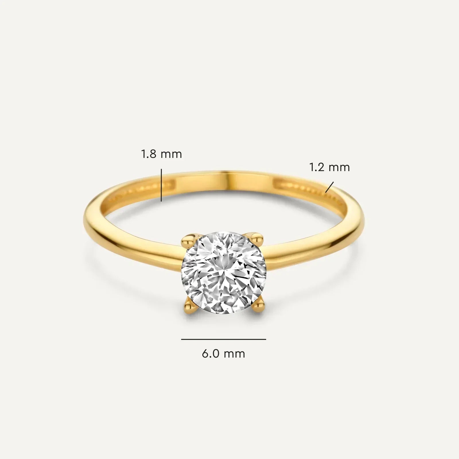 El Playa Minimalist Gold Ring for Women | Elegant Everyday Accessory 2