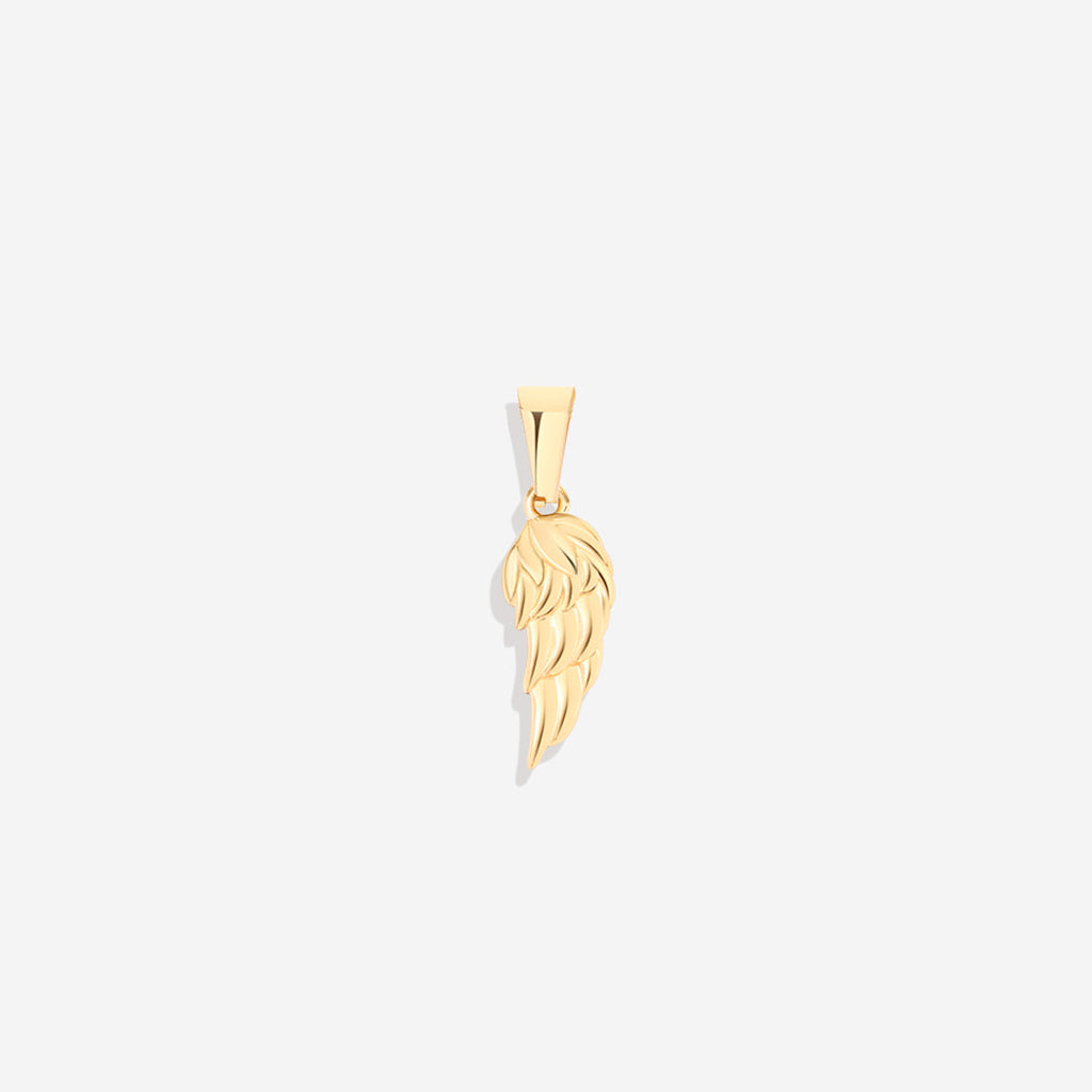 Elegant Gold Wing Pendant Necklace | Symbol of Freedom and Inspiration 0