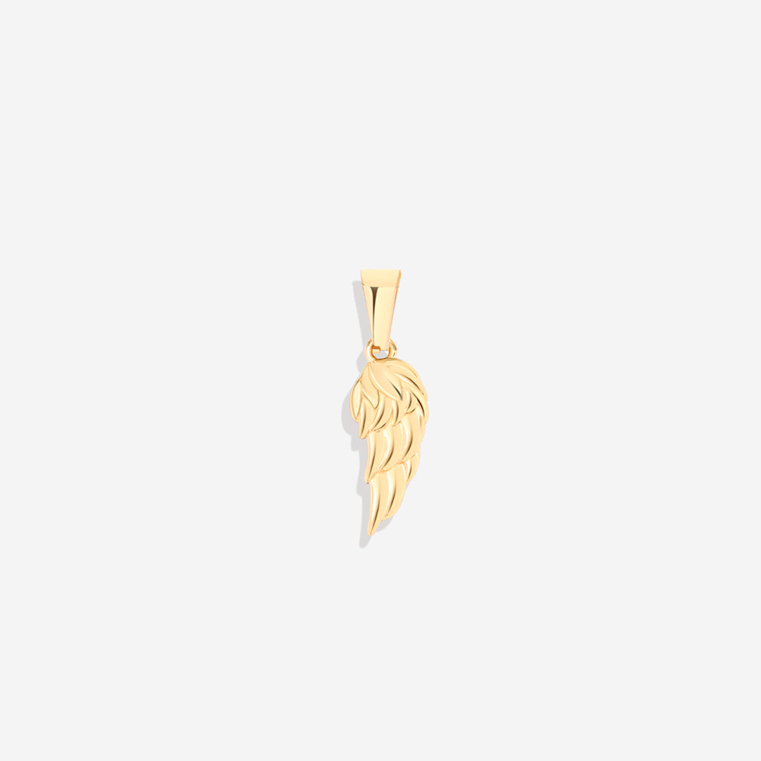 Elegant Gold Wing Pendant Necklace | Symbol of Freedom and Inspiration 0
