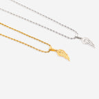 Elegant Gold Wing Pendant Necklace | Symbol of Freedom and Inspiration 8