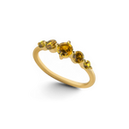 Five-Stone Birthstone Ring in 18k Gold Over Sterling Silver for a Striking Look 15