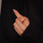 Five-Stone Birthstone Ring in 18k Gold Over Sterling Silver for a Striking Look 3