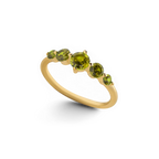 Five-Stone Birthstone Ring in 18k Gold Over Sterling Silver for a Striking Look 6