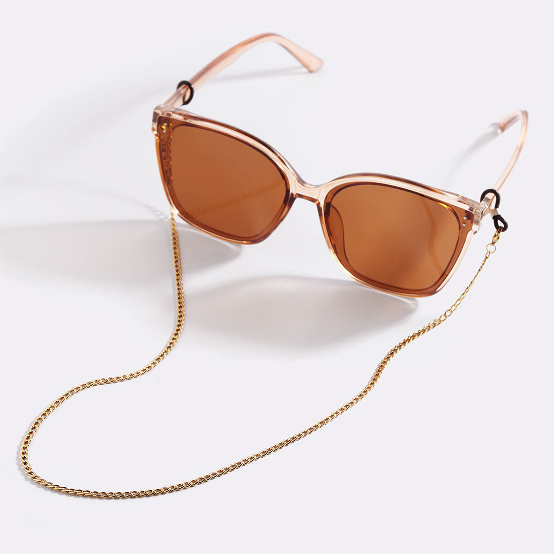 Gold Eyeglass Chain Necklace | Stylish Chain for Modern Eyewear in Paperclip, Rope, or Curb Designs 5