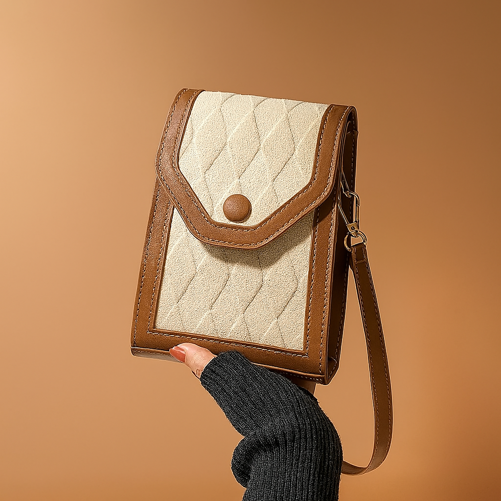 Liora | Compact Quilted Flap Bag with Adjustable Shoulder Strap 0