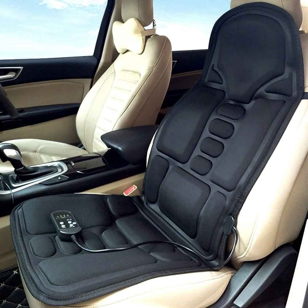 8-Mode Heated Massage Chair Pad with Neck and Back Cushion