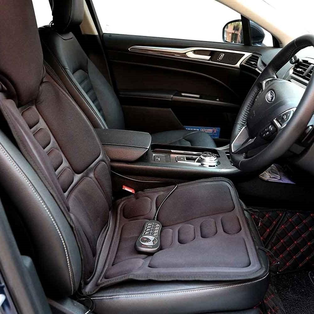 8-Mode Heated Massage Chair Pad with Neck and Back Cushion