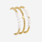 Personalized Word Bracelet in 18K Gold and Stainless Steel for Unique Style 7