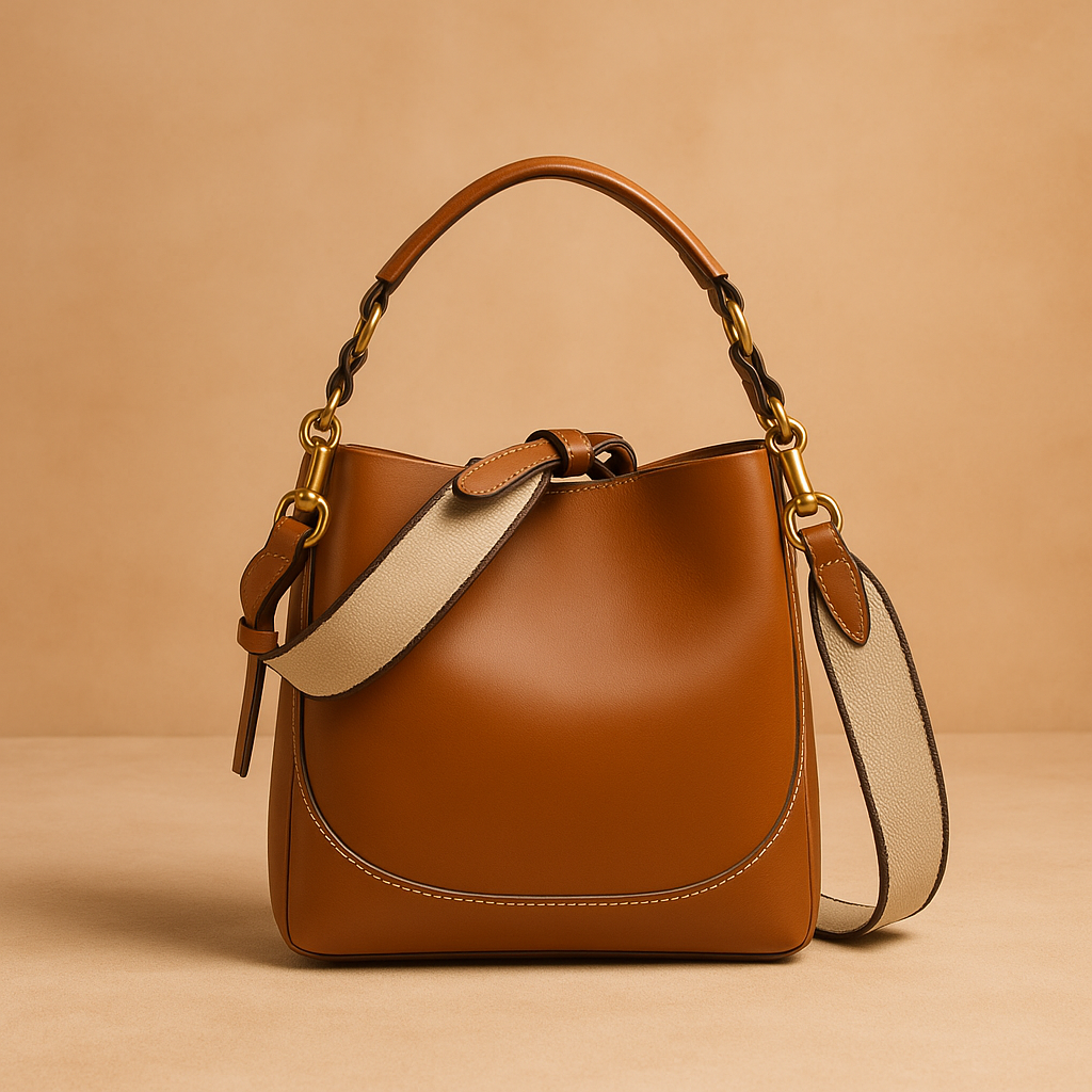 Soraya | Elegant Handbag with Unique Tie and Wide Comfort Strap 0