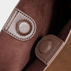 Stylish Brown Suede Shoulder Bag for Women - Elegant Design for Everyday Use 6