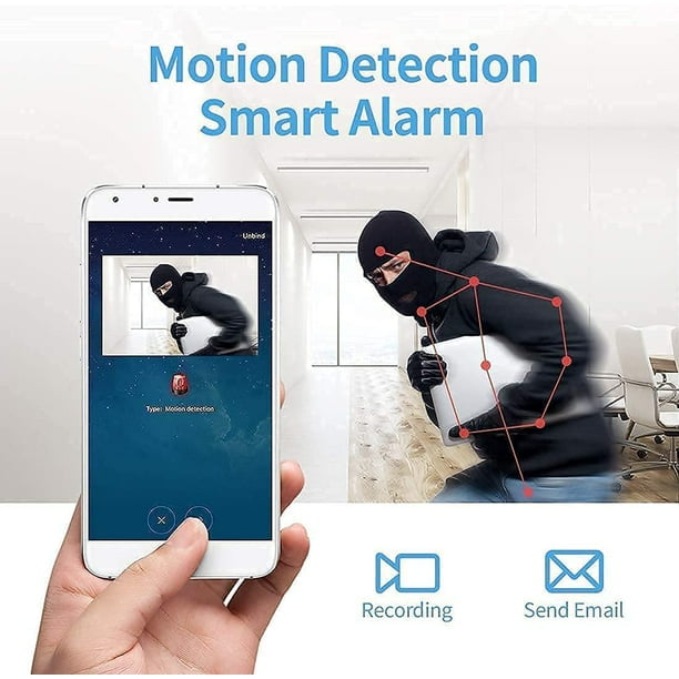1080P HD Wireless Magnetic Mini Security Camera with Night Vision