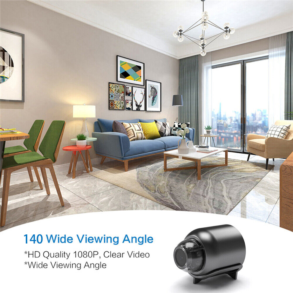 Compact 1080P HD WiFi Security Camera with Night Vision